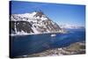 Overlooking Grytviken and King Edward Point, South Georgia, South Atlantic, Polar Regions-Geoff Renner-Stretched Canvas