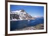 Overlooking Grytviken and King Edward Point, South Georgia, South Atlantic, Polar Regions-Geoff Renner-Framed Photographic Print