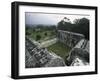 Overlooking Mayan Ruins, Mexico-Michael Brown-Framed Premium Photographic Print