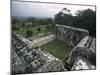 Overlooking Mayan Ruins, Mexico-Michael Brown-Mounted Premium Photographic Print