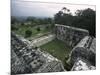 Overlooking Mayan Ruins, Mexico-Michael Brown-Mounted Premium Photographic Print