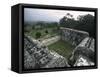 Overlooking Mayan Ruins, Mexico-Michael Brown-Framed Stretched Canvas