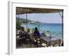 Overlooking Plati Yalos Beach, Cephalonia, Ionian Islands, Greece-Michael Short-Framed Photographic Print