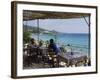 Overlooking Plati Yalos Beach, Cephalonia, Ionian Islands, Greece-Michael Short-Framed Photographic Print