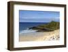 Overlooking Porthmeor Beach on a Sunny Summer Day in St. Ives, Cornwall, England-Simon Montgomery-Framed Photographic Print