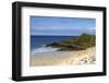 Overlooking Porthmeor Beach on a Sunny Summer Day in St. Ives, Cornwall, England-Simon Montgomery-Framed Photographic Print