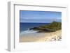 Overlooking Porthmeor Beach on a Sunny Summer Day in St. Ives, Cornwall, England-Simon Montgomery-Framed Photographic Print