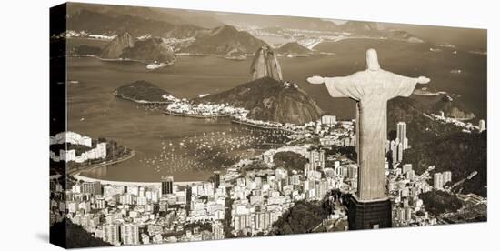 Overlooking Rio de Janeiro, Brazil-Pangea Images-Stretched Canvas