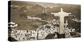 Overlooking Rio de Janeiro, Brazil-Pangea Images-Stretched Canvas