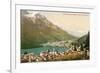 Overlooking St. Moritz, Switzerland-null-Framed Art Print
