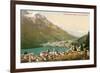 Overlooking St. Moritz, Switzerland-null-Framed Art Print