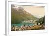 Overlooking St. Moritz, Switzerland-null-Framed Art Print