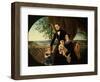 Overlooking the Bay of Valpariso, Mirando La Bahia De Valparaiso, 1854-Otto Grashof-Framed Giclee Print