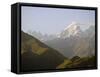 Overlooking the Hunza Valley from a Hill Above the Eagle's Nest Hotel, Northern Areas, Pakistan-Don Smith-Framed Stretched Canvas