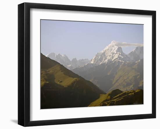 Overlooking the Hunza Valley from a Hill Above the Eagle's Nest Hotel, Northern Areas, Pakistan-Don Smith-Framed Photographic Print