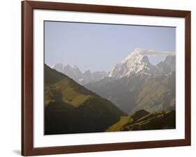 Overlooking the Hunza Valley from a Hill Above the Eagle's Nest Hotel, Northern Areas, Pakistan-Don Smith-Framed Photographic Print