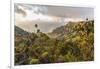 Overlooking the Kalalau Valley Right before Sunset-Andrew Shoemaker-Framed Photographic Print