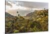 Overlooking the Kalalau Valley Right before Sunset-Andrew Shoemaker-Stretched Canvas