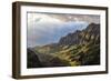 Overlooking the Kalalau Valley Right before Sunset-Andrew Shoemaker-Framed Photographic Print