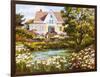 Overlooking the Pond-Erin Dertner-Framed Art Print