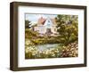 Overlooking the Pond-Erin Dertner-Framed Art Print