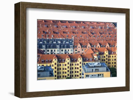 Overlooking the rooftops of Copenhagen-Mallorie Ostrowitz-Framed Photographic Print