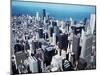 Overlooking the Skyscrapers from the Top of the Sears Building, Chicago, Illinois-null-Mounted Photographic Print