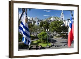 Overlooking the Square of Independence, Quito, Ecuador-Peter Adams-Framed Photographic Print