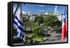 Overlooking the Square of Independence, Quito, Ecuador-Peter Adams-Framed Stretched Canvas