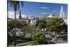 Overlooking the Square of Independence, Quito, Ecuador-Peter Adams-Stretched Canvas