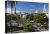 Overlooking the Square of Independence, Quito, Ecuador-Peter Adams-Stretched Canvas