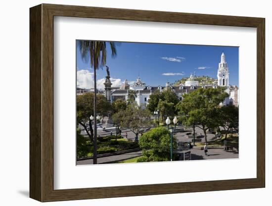 Overlooking the Square of Independence, Quito, Ecuador-Peter Adams-Framed Photographic Print