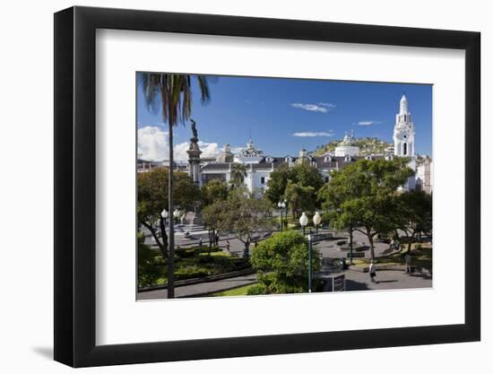 Overlooking the Square of Independence, Quito, Ecuador-Peter Adams-Framed Photographic Print