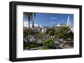 Overlooking the Square of Independence, Quito, Ecuador-Peter Adams-Framed Photographic Print