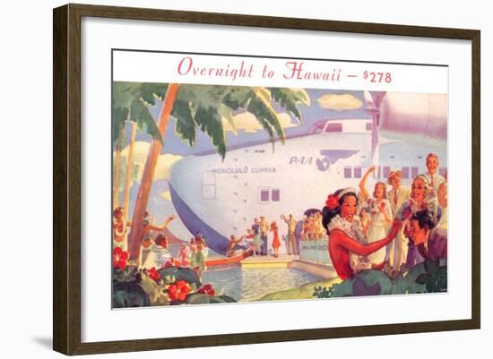 Overnight to Hawaii-null-Framed Art Print