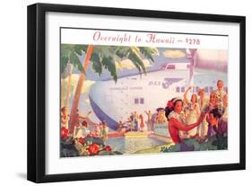 Overnight to Hawaii-null-Framed Art Print