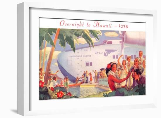 Overnight to Hawaii-null-Framed Art Print
