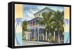 Overseas Hotel, Key West, Florida-null-Framed Stretched Canvas