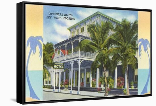 Overseas Hotel, Key West, Florida-null-Framed Stretched Canvas