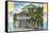 Overseas Hotel, Key West, Florida-null-Framed Stretched Canvas