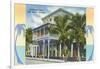 Overseas Hotel, Key West, Florida-null-Framed Art Print