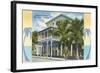 Overseas Hotel, Key West, Florida-null-Framed Art Print