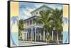 Overseas Hotel, Key West, Florida-null-Framed Stretched Canvas