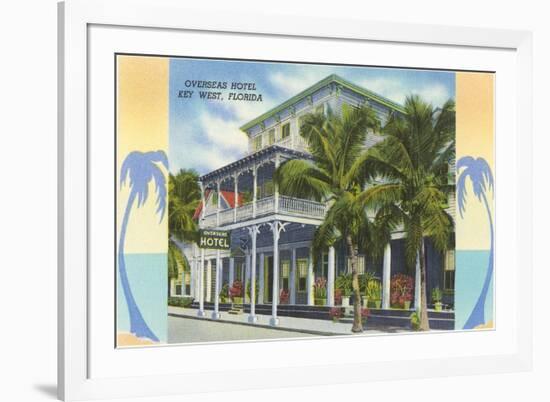 Overseas Hotel, Key West, Florida-null-Framed Premium Giclee Print