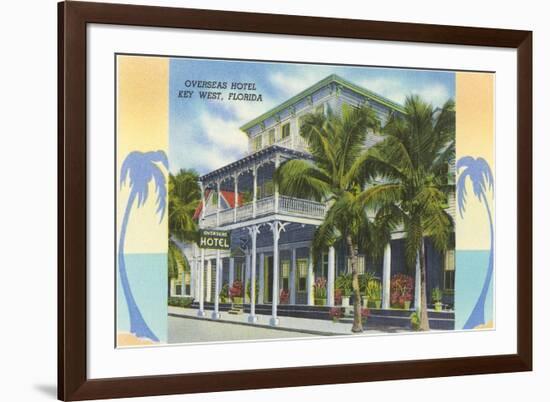 Overseas Hotel, Key West, Florida-null-Framed Premium Giclee Print