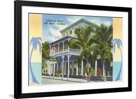 Overseas Hotel, Key West, Florida-null-Framed Premium Giclee Print