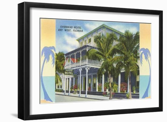 Overseas Hotel, Key West, Florida-null-Framed Art Print