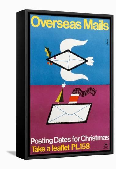 Overseas Mails - Posting Dates for Christmas-Harry Stevens-Framed Stretched Canvas