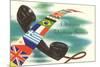 Overseas Telephone Service, Flags-null-Mounted Giclee Print