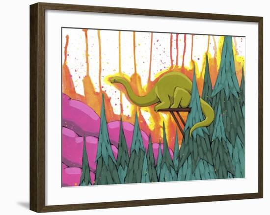 Overseeing The Range-Ric Stultz-Framed Giclee Print